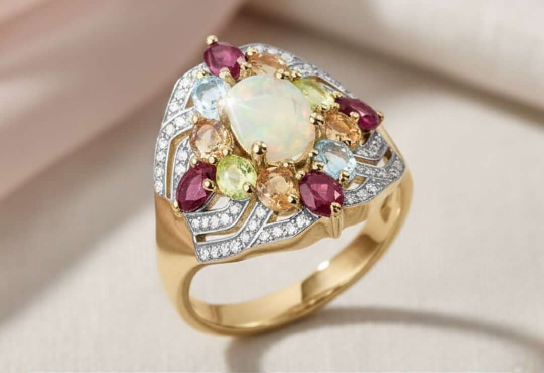 Fresh & Feminine - Opal Spectrum Ring