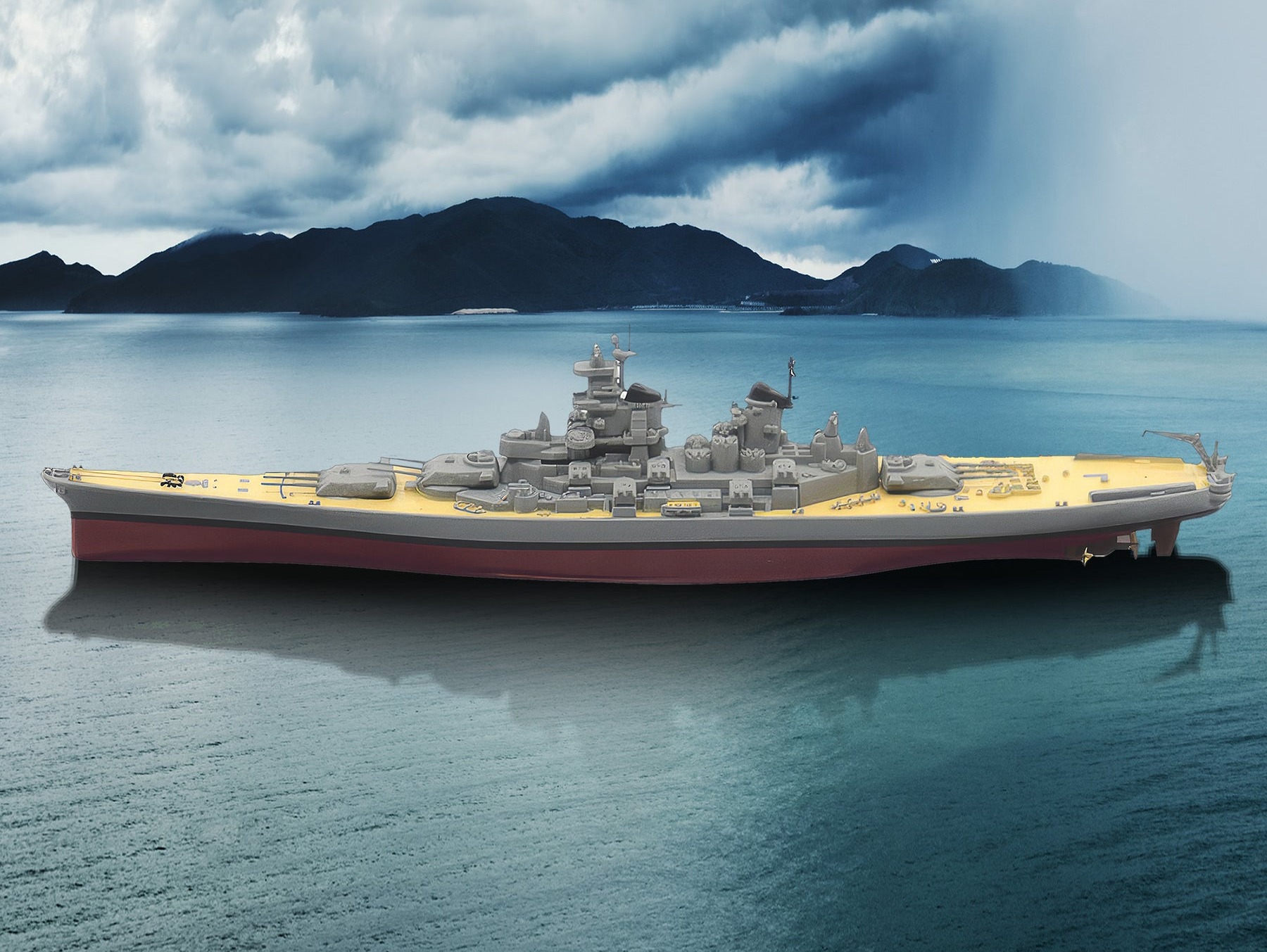 USS Missouri BB-63 (1944) Scale Model