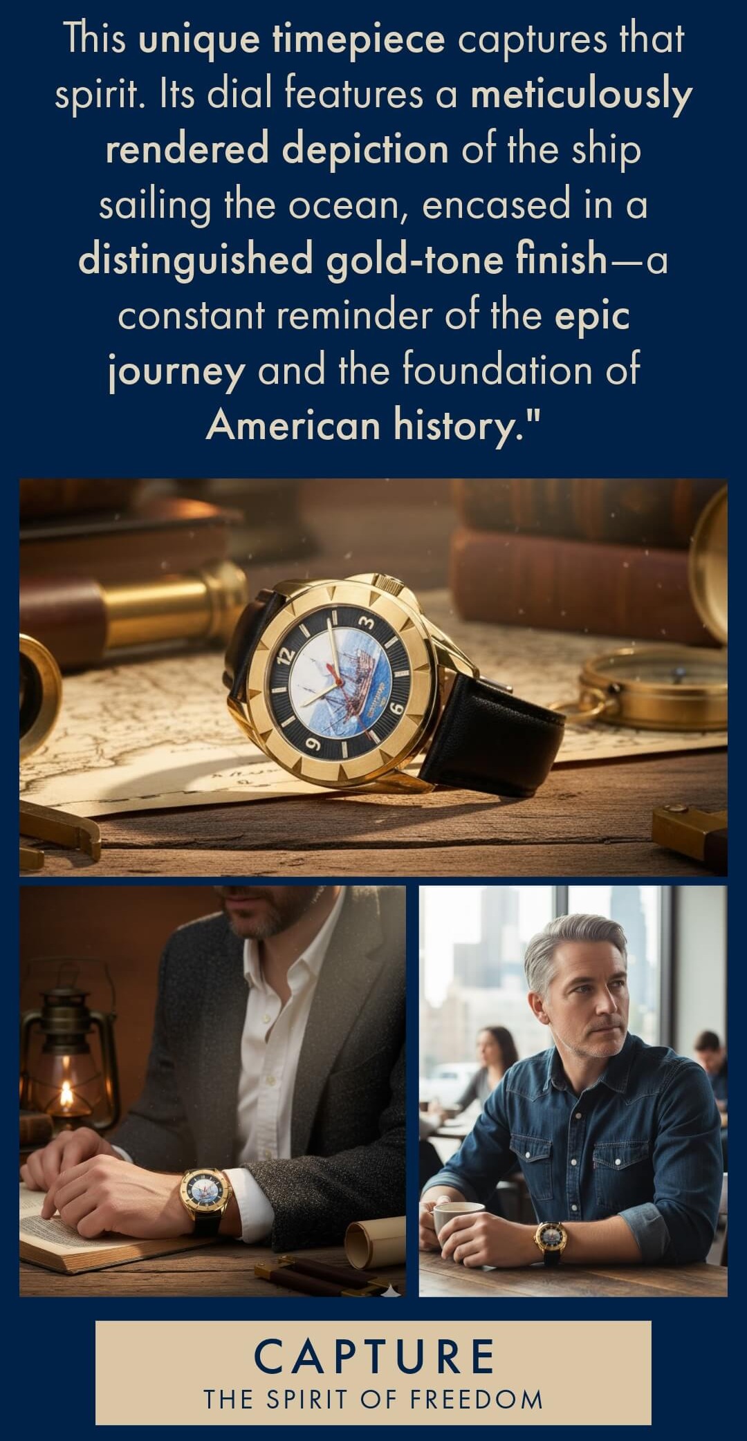 See the unique dial art celebrating the epic journey of 1620. Subscriber deal inside.	