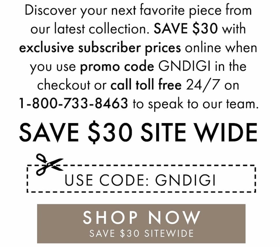 Five Star Rated Jewelry- save $30 with code GNDIGI