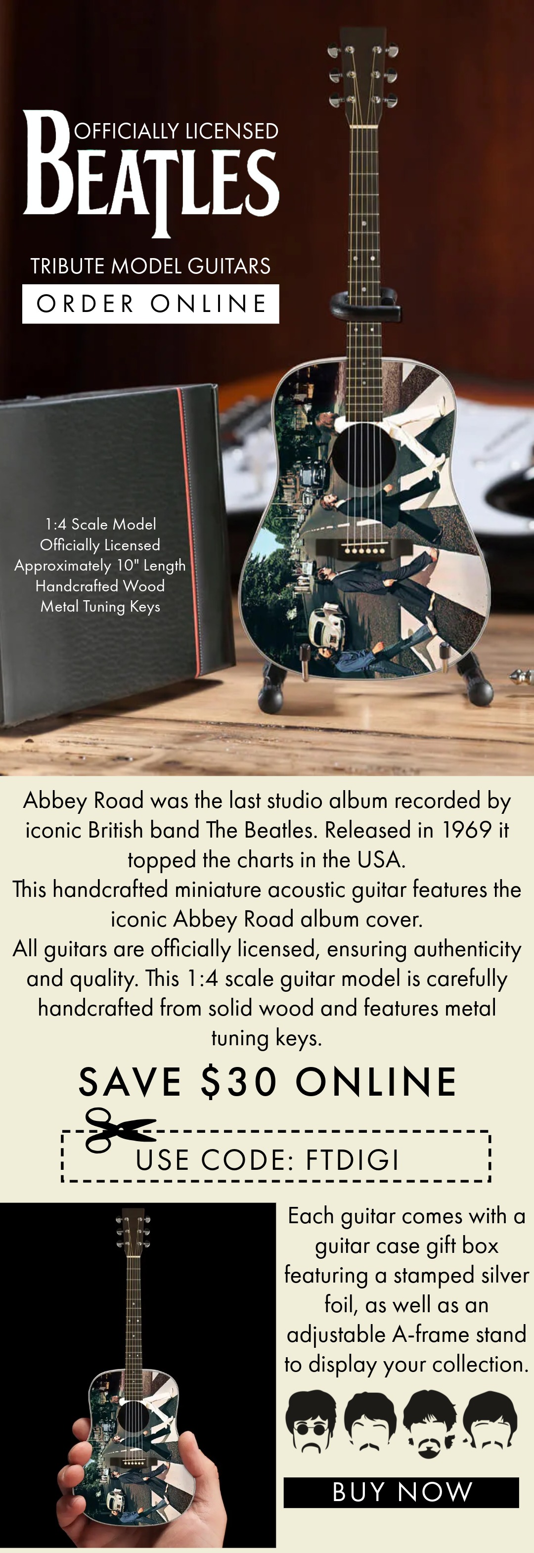 Official Licensed Tribute: Abbey Road - save $30 with code FTDIGI