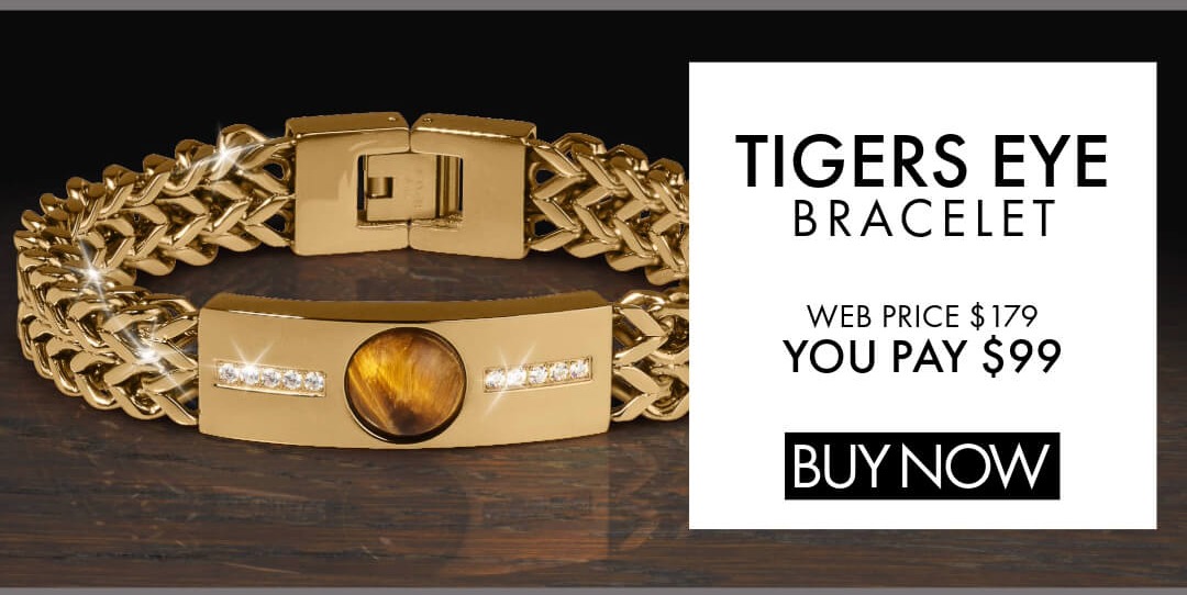 Save $80 Instantly - Tigers Eye Bracelet