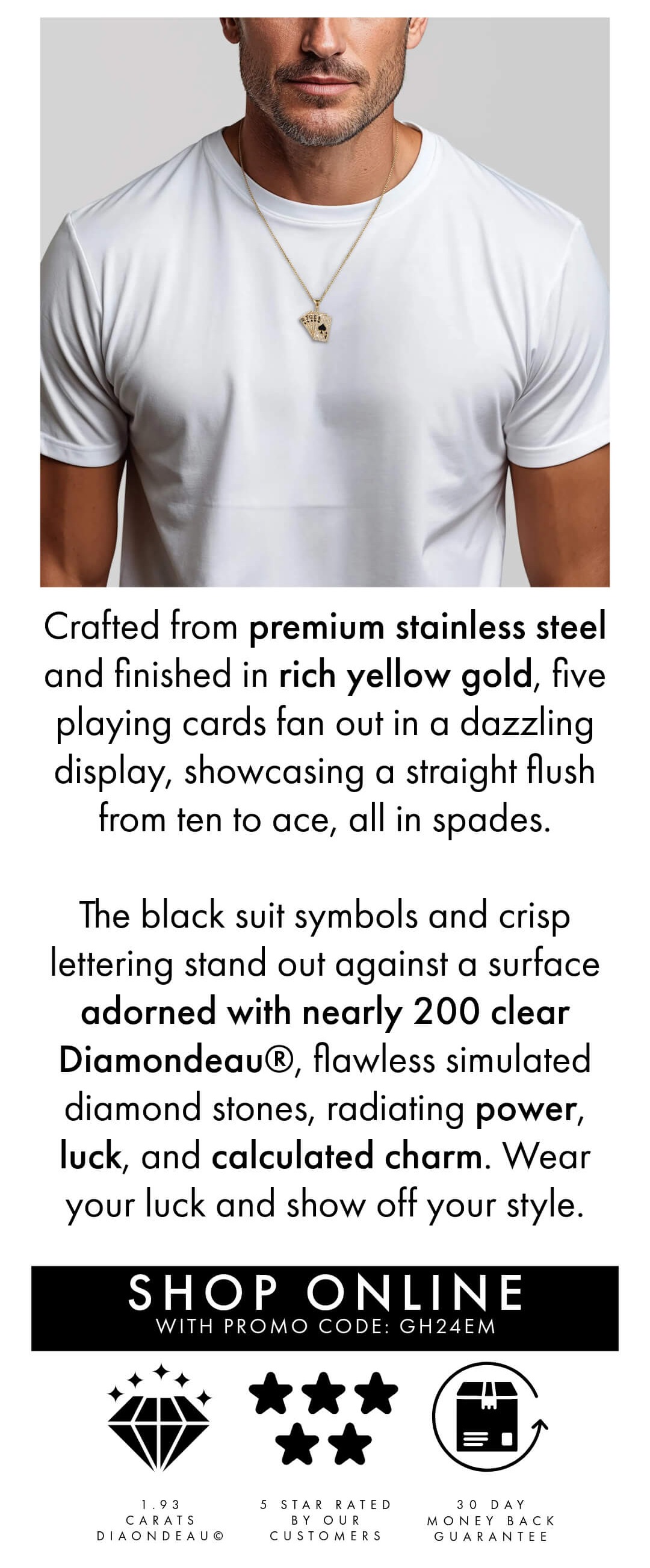 Trending Right Now - Royal Flush Pendant