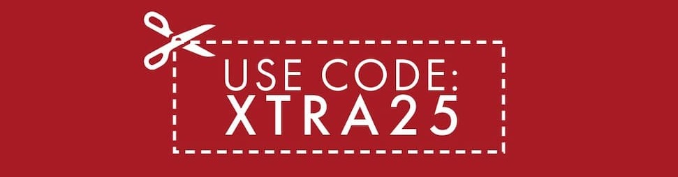 DOUBLE Discount - Get an extra 25% off sale prices