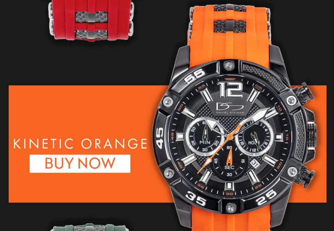 Adventurer Chronograph Watch - Kinetic Orange
