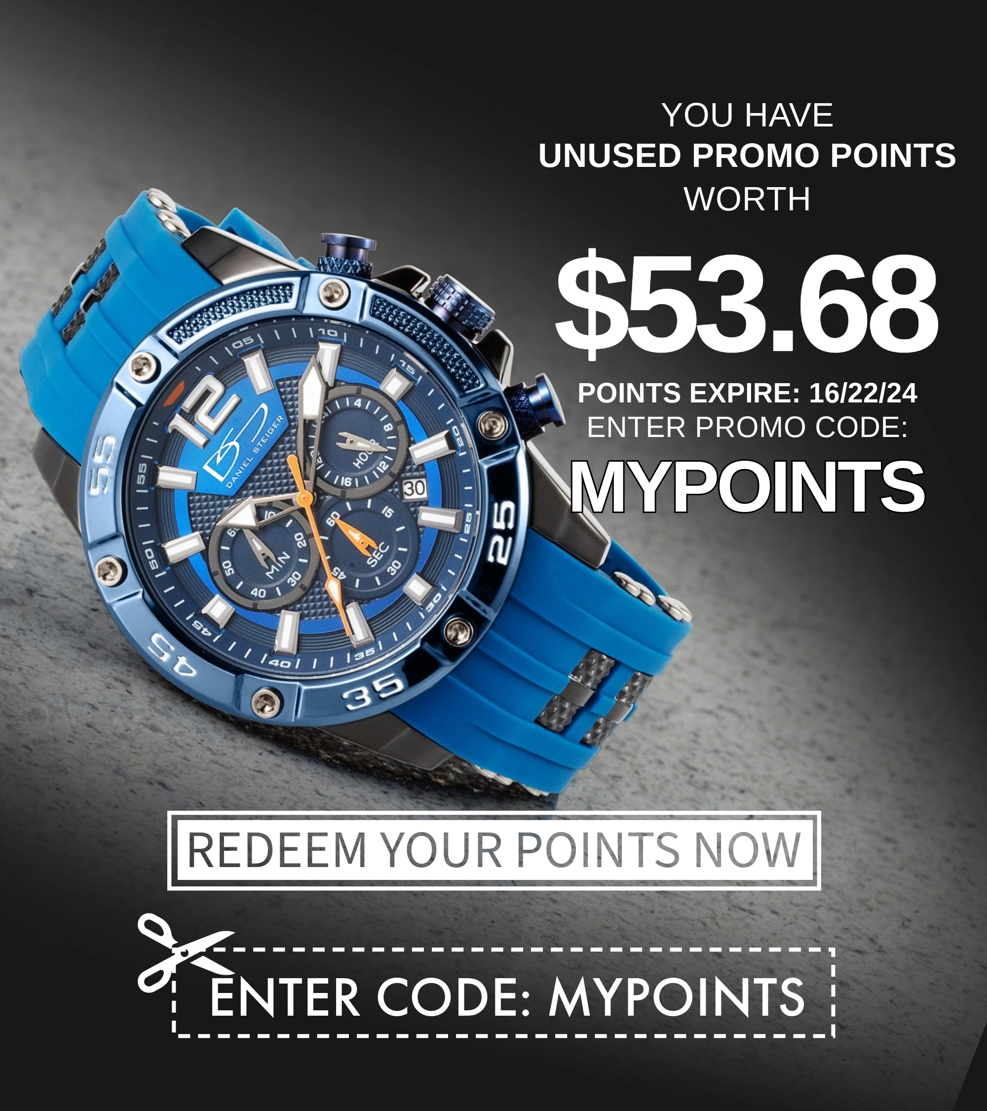 REDEEM YOUR POINTS NOW