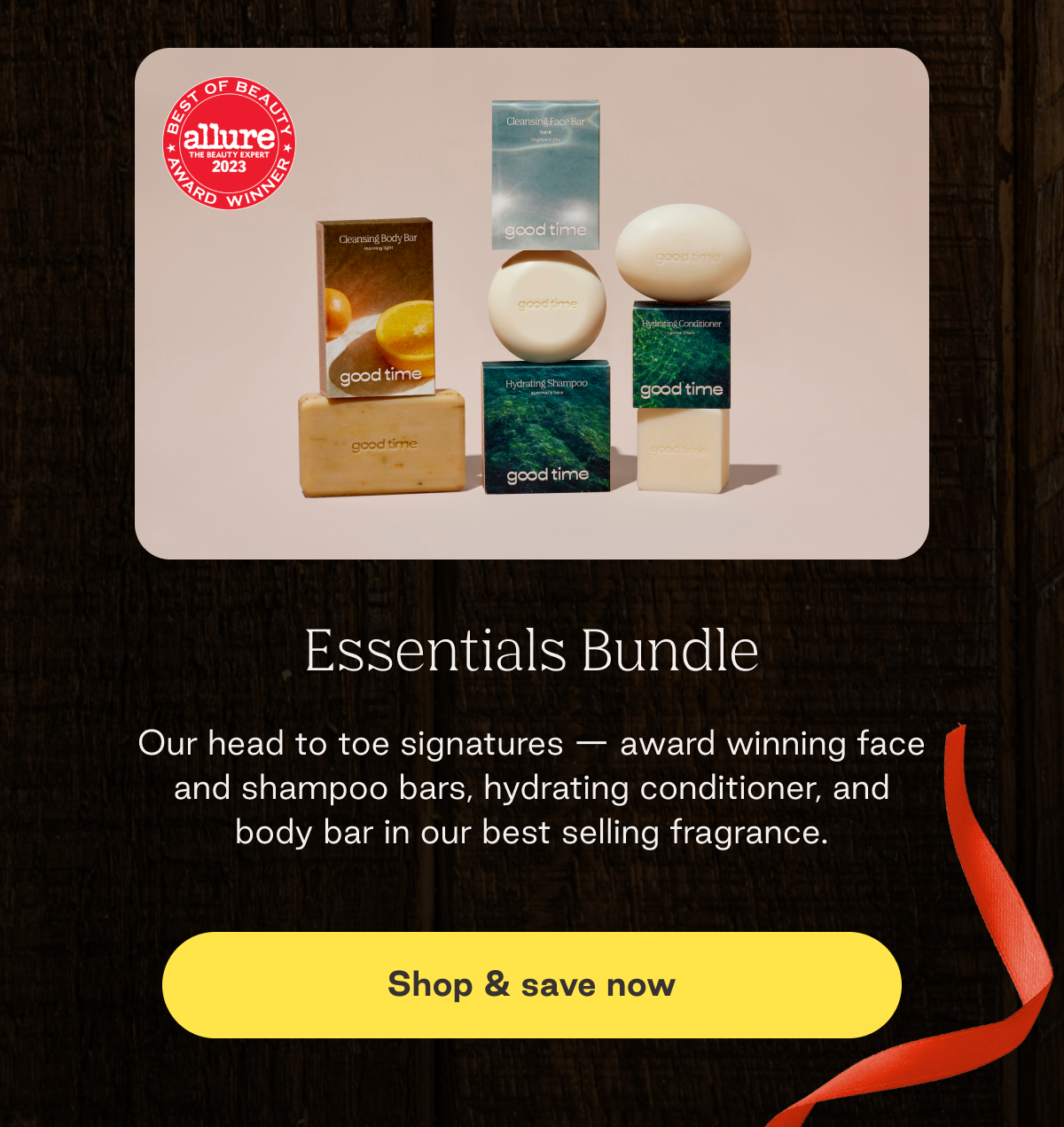 Essentials Bundle  Our head to toe signatures - award winning face and shampoo bars, hydrating conditioner, and body bar in our best selling fragrance.