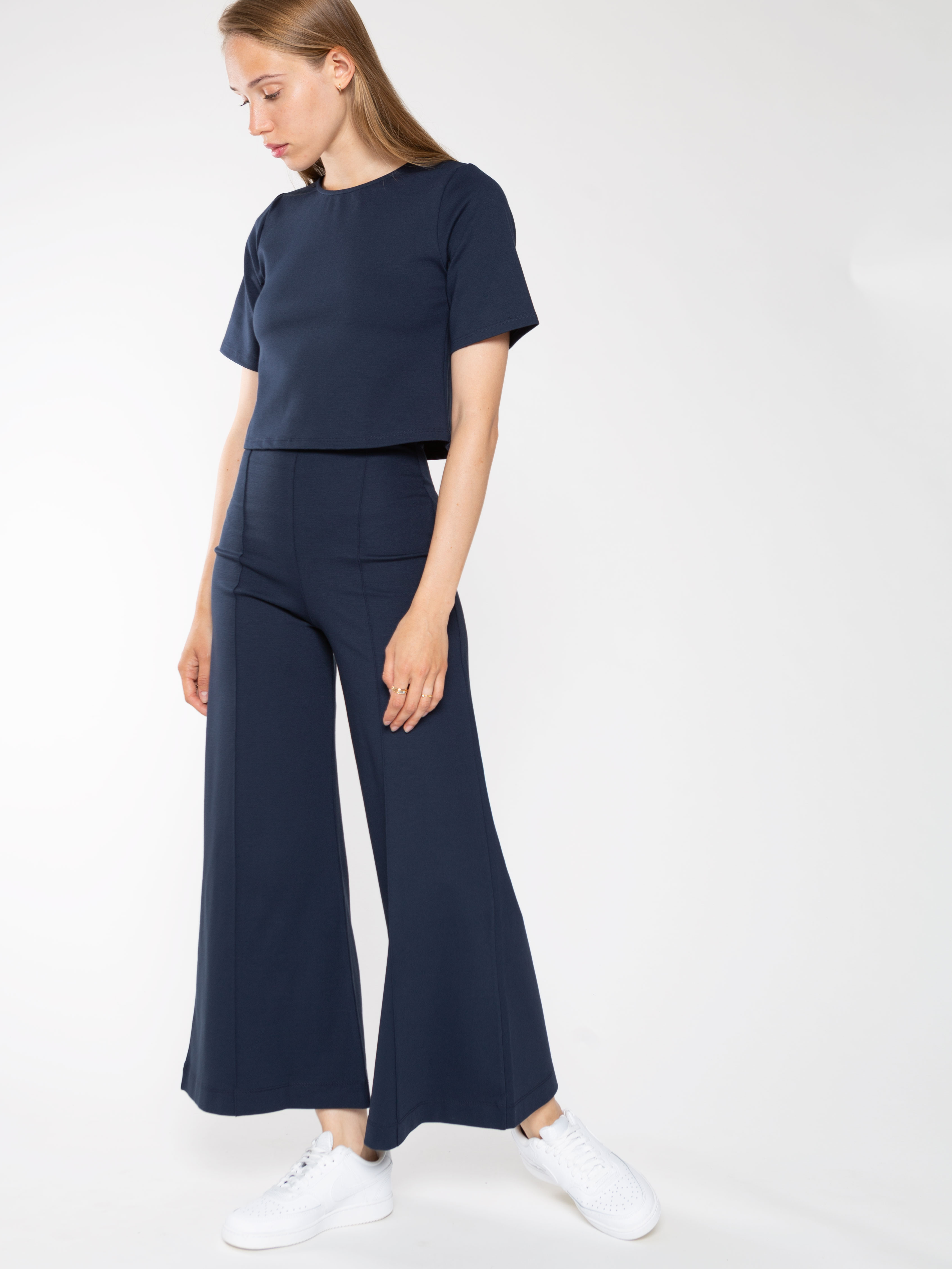 CROPPED WIDE LEG PANT