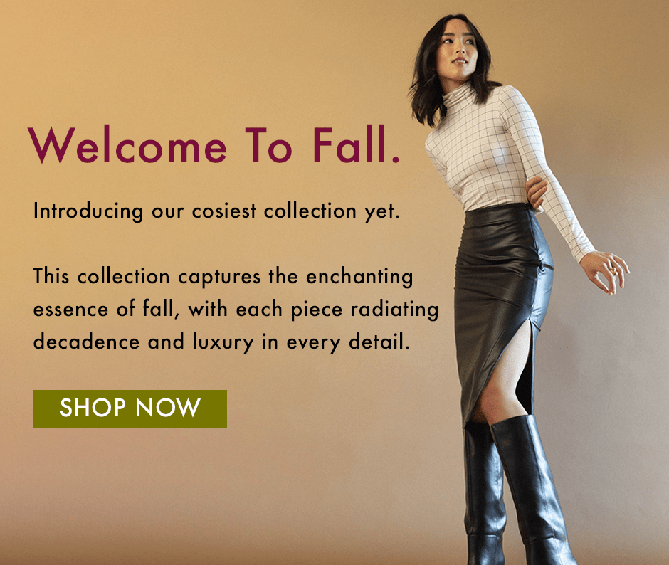 Welcome To Fall. Shop Now.
