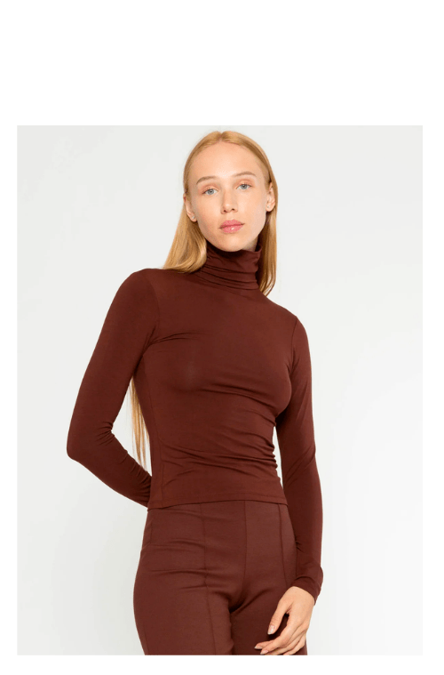 Chocolate Turtleneck