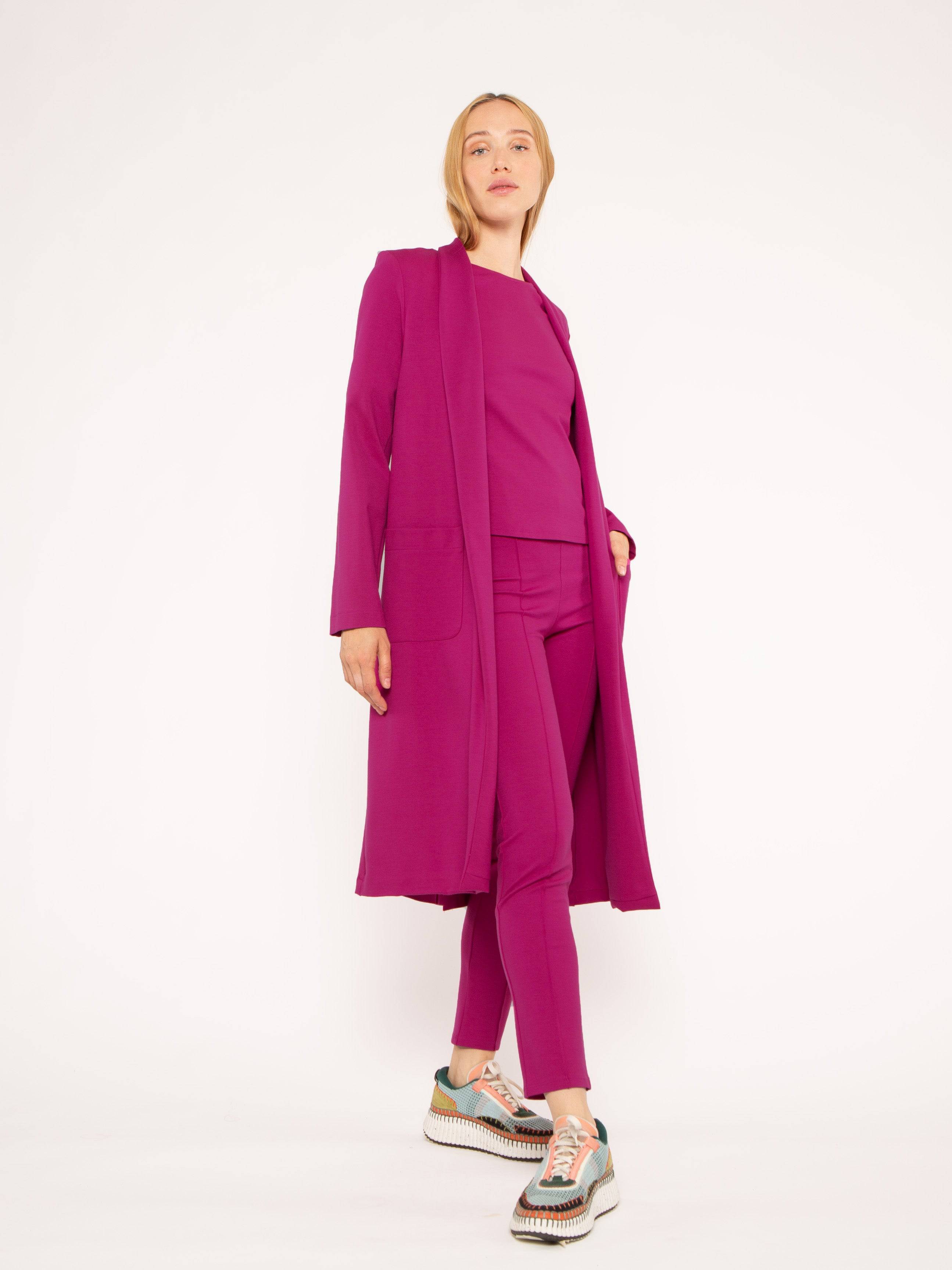 Fuchsia Smoking Jacket