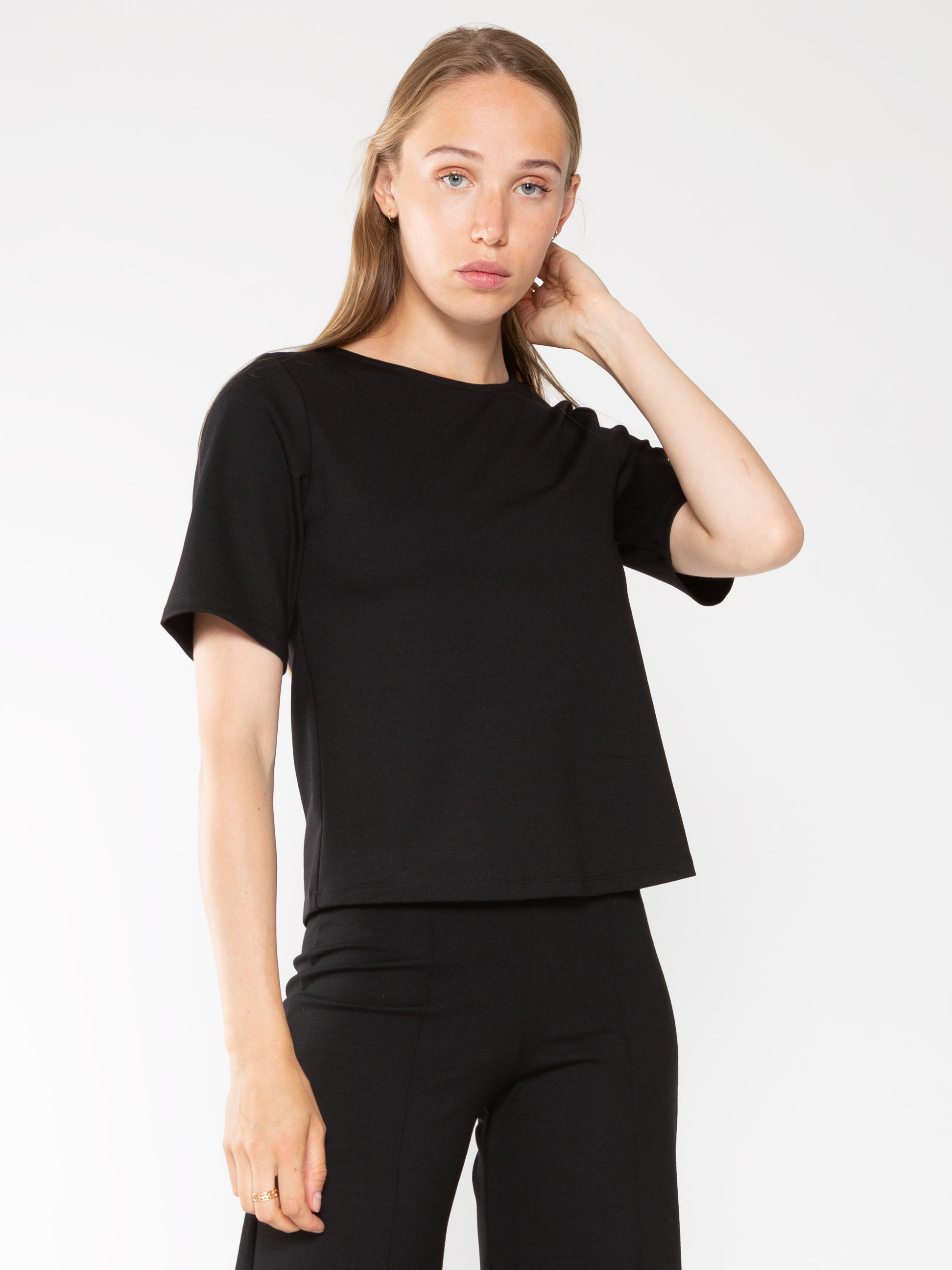 BLACK PONTE EXTENDED TOP