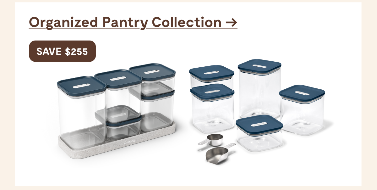Organized pantry collection 