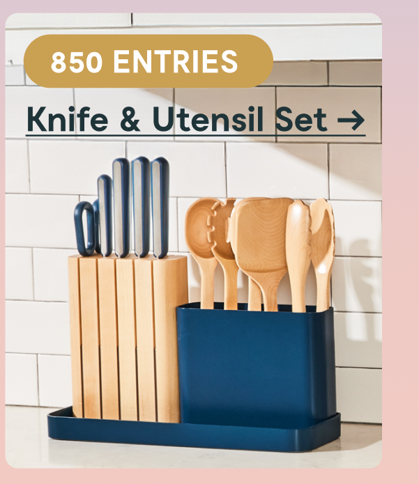 850 Entries | Knife & Utensil Set 