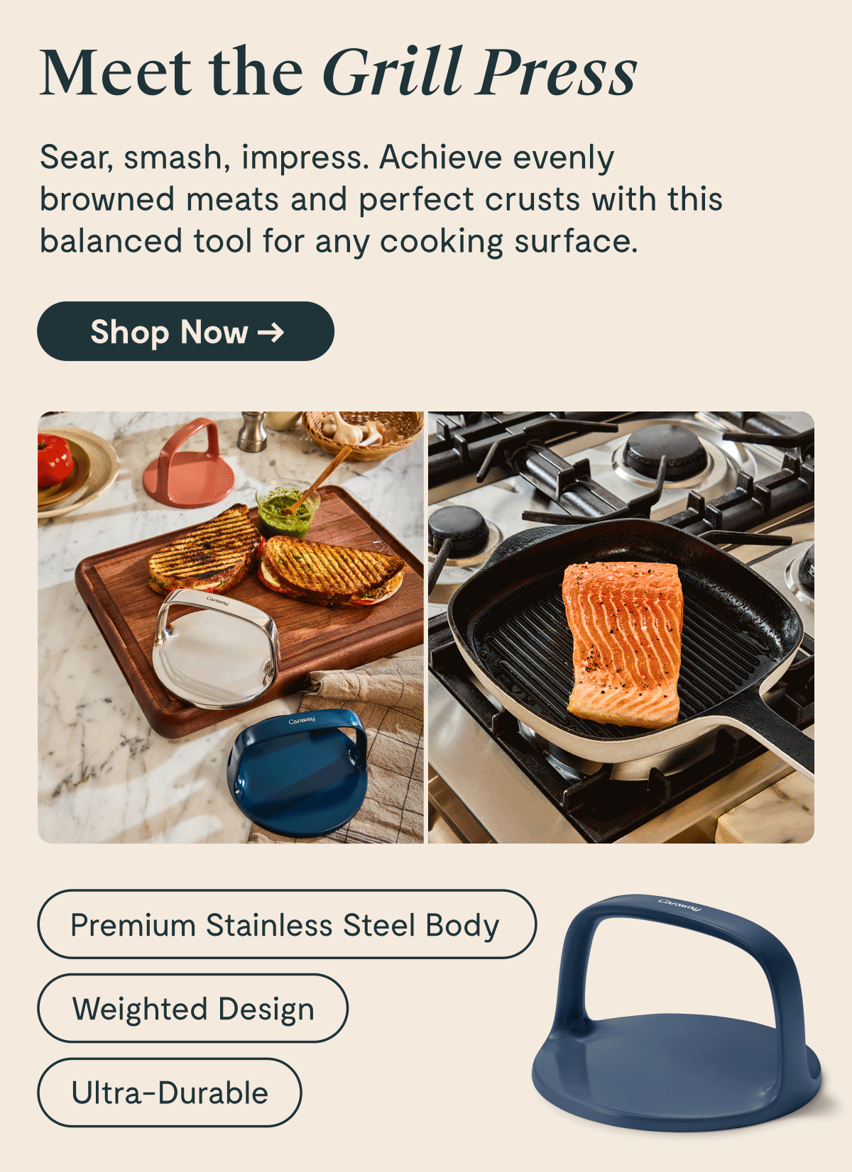 Meet The Grill Press | Shop Now