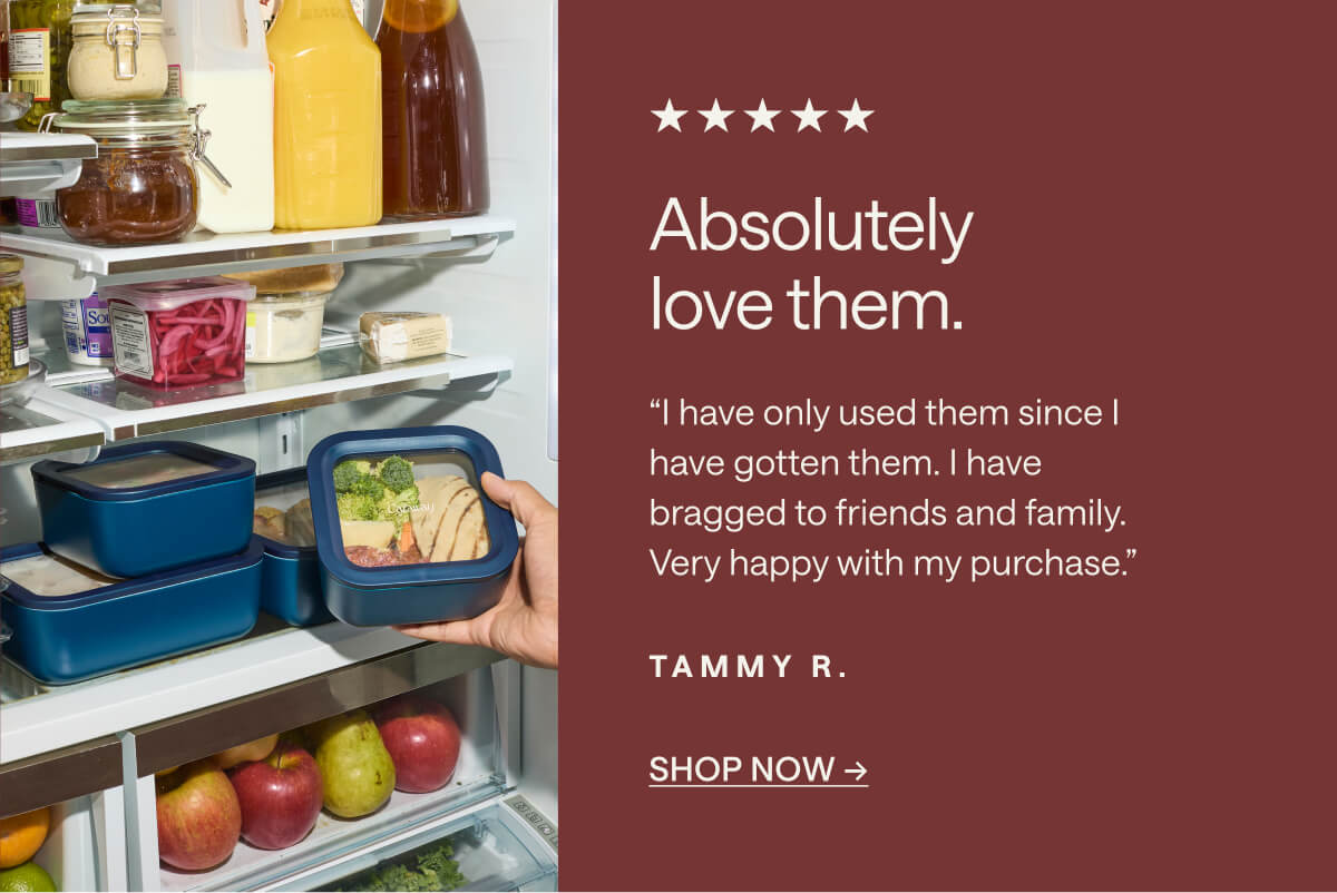 Absolutely  love them. “I have only used them since I have gotten them. I have bragged to friends and family. Very happy with my purchase.” TAMMY R. Shop Now →