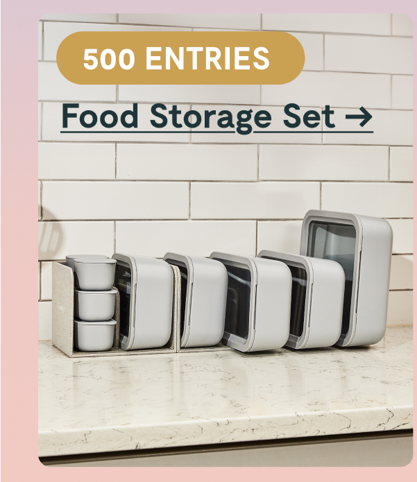 500 Entries | Food Storage Set  