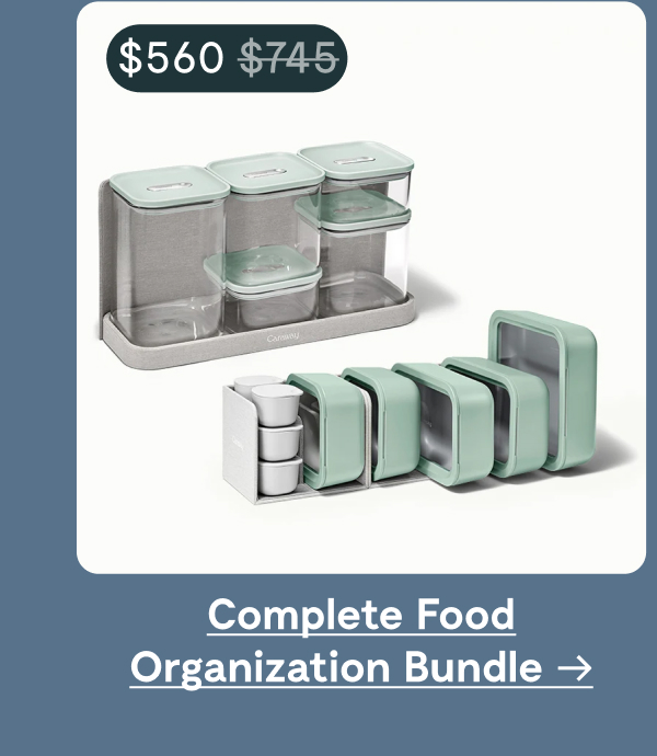 Complete Food Organization Bundle | $560; before at $745