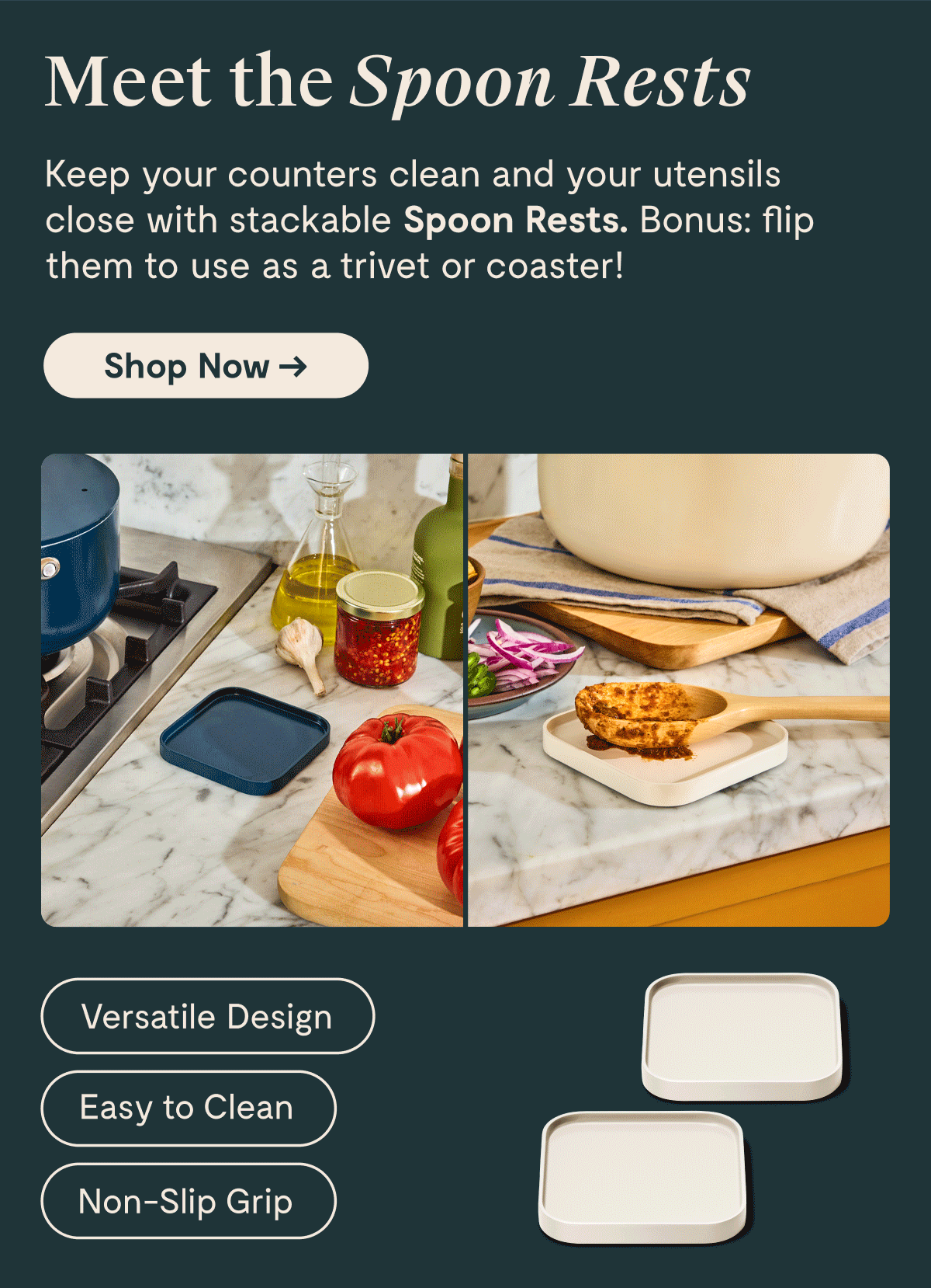 Meet the Spoon Rests | Shop Now