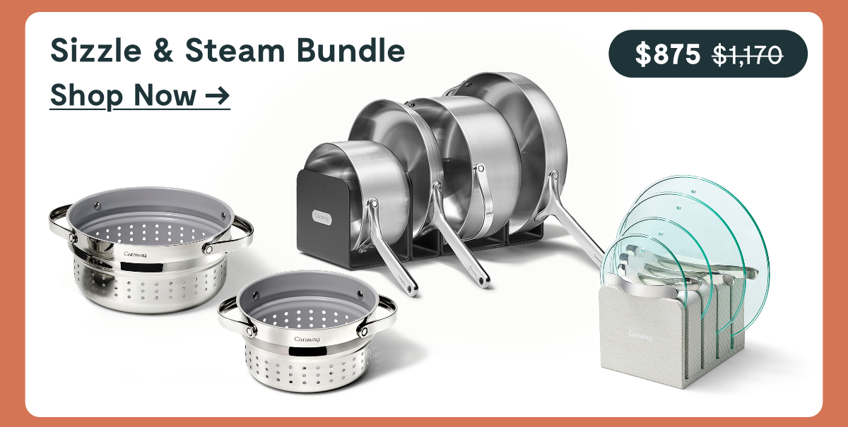 Sizzle & Steam Bundle | $875 before at $1,170 [Shop Now]