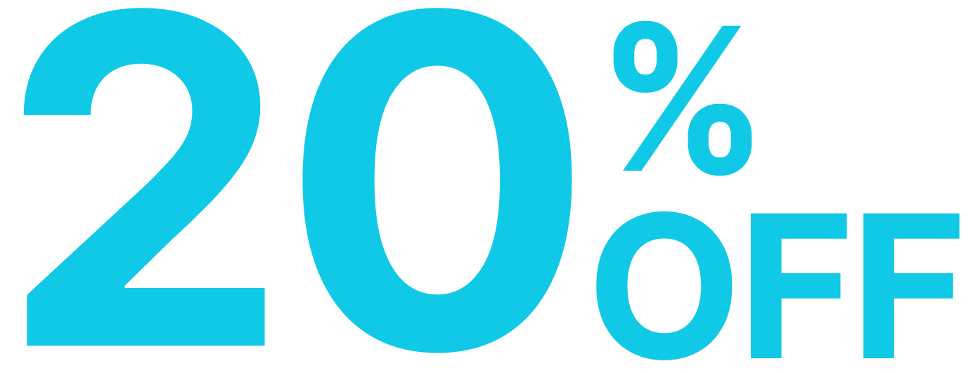 20% OFF SITEWIDE