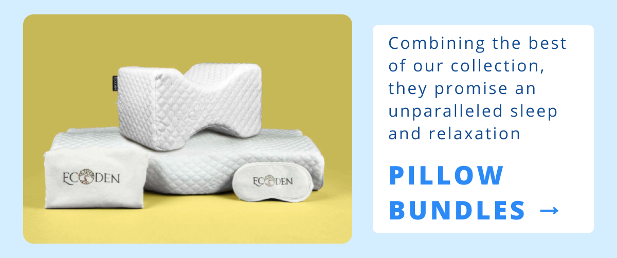 Your best sleep is just a pillow away 😴 Ecoden
