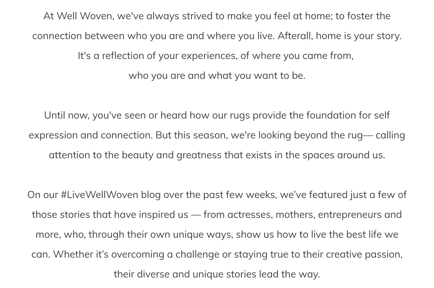 See the Unique Stories Behind Amazing Creators + Artists Well Woven