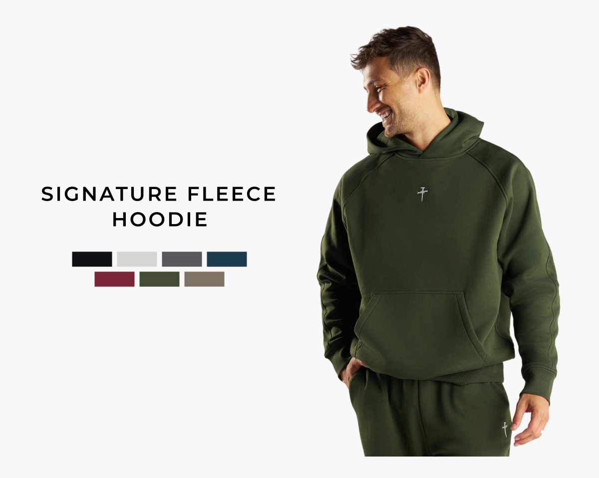 signature fleece hoodie