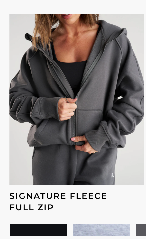 Signature Fleece Full Zip Hoodie