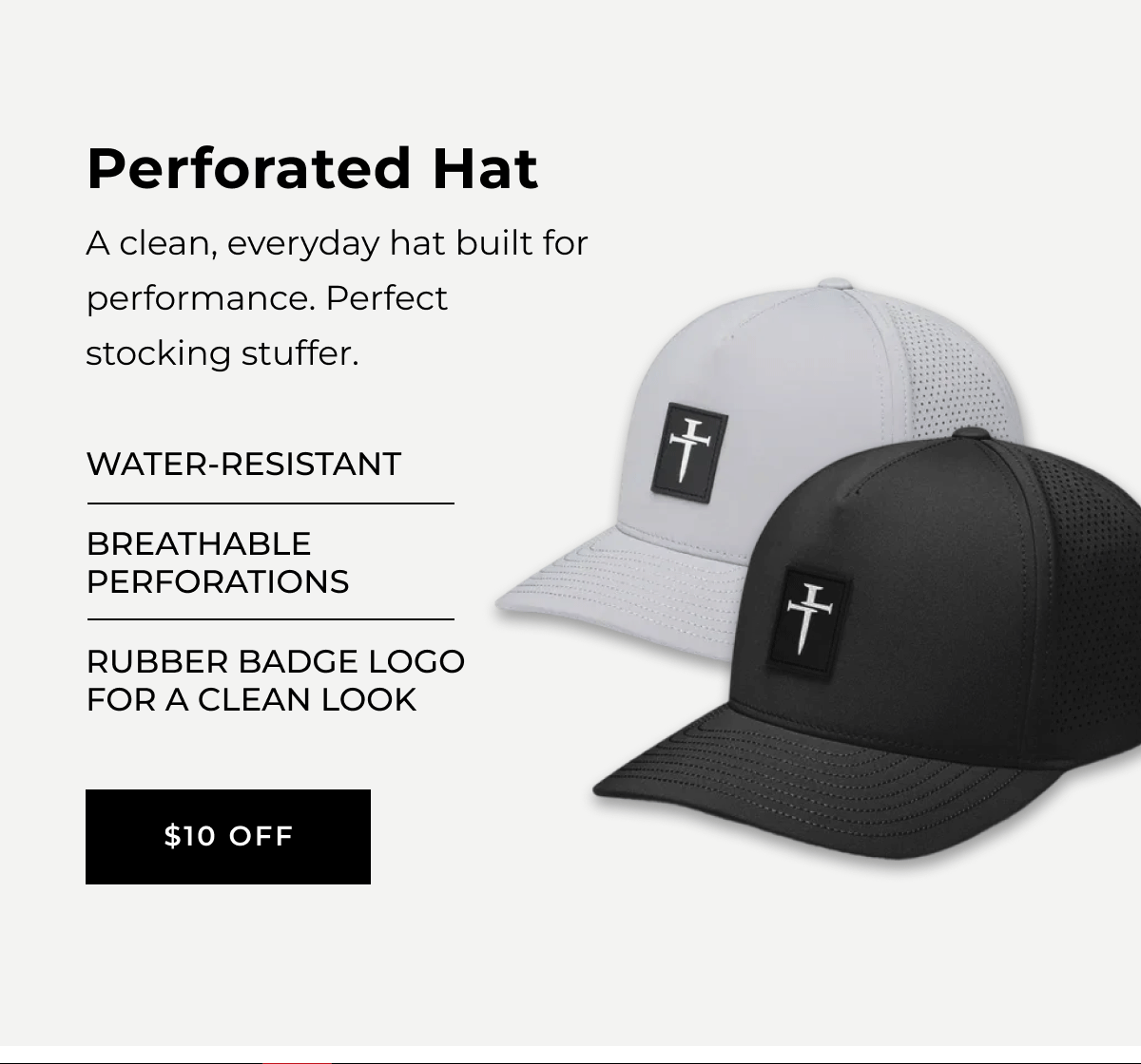 PERFORATED HAT | $10 OFF 