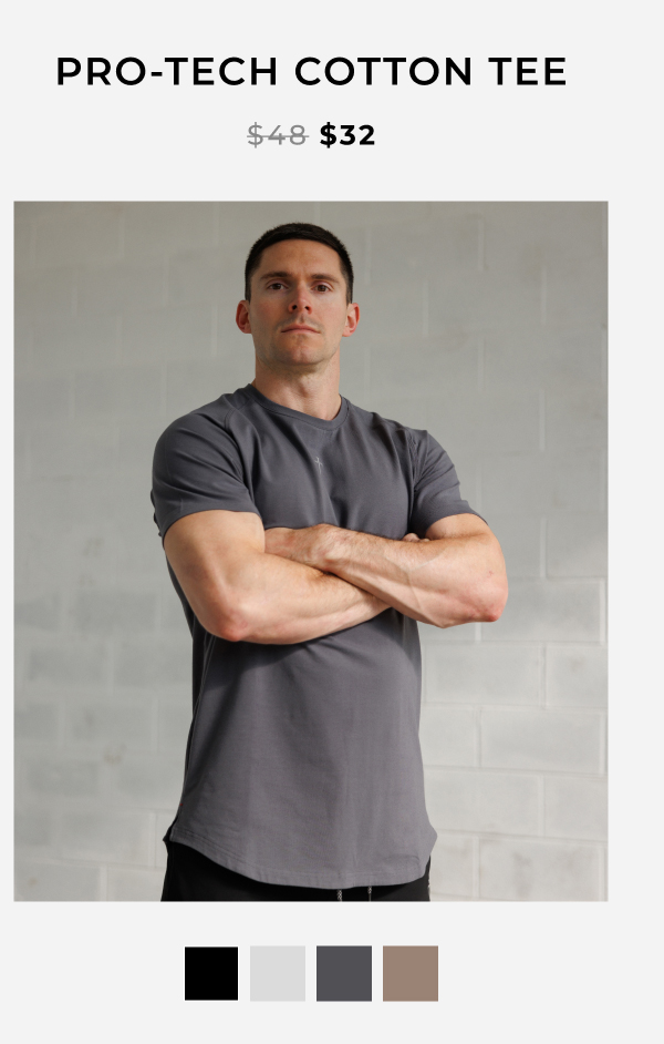 Pro-Tech Cotton Tee  Sale: $22