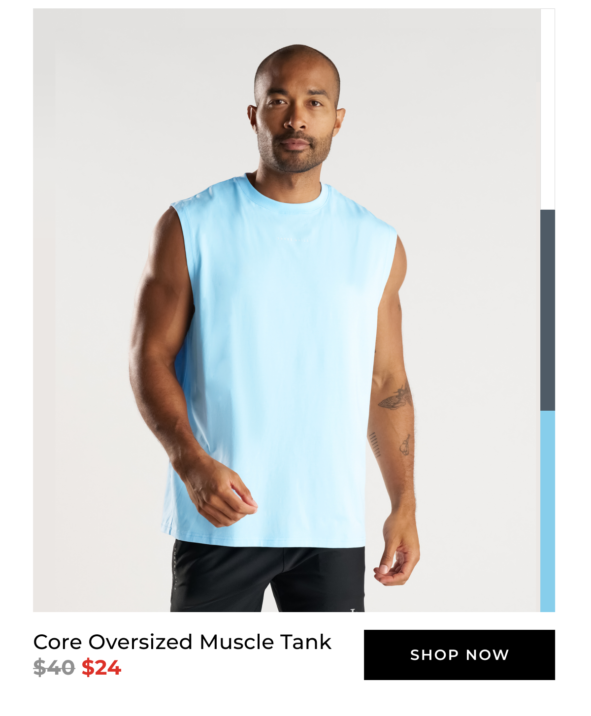 Core Oversized Muscle Tank $40 $24 SHOP NOW