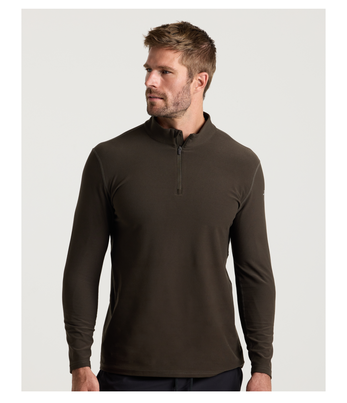 Haven Performance Quarter Zip Soft enough to live in. For cool mornings, long commutes, and everything in between. • Quarter-zip design for versatile layering • Flatlock seams for all- day comfort • Reflective logo detailing SHOP NOW