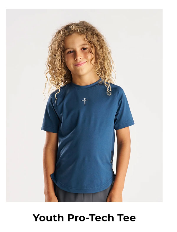 Youth Pro-Tech Tee "Cross"