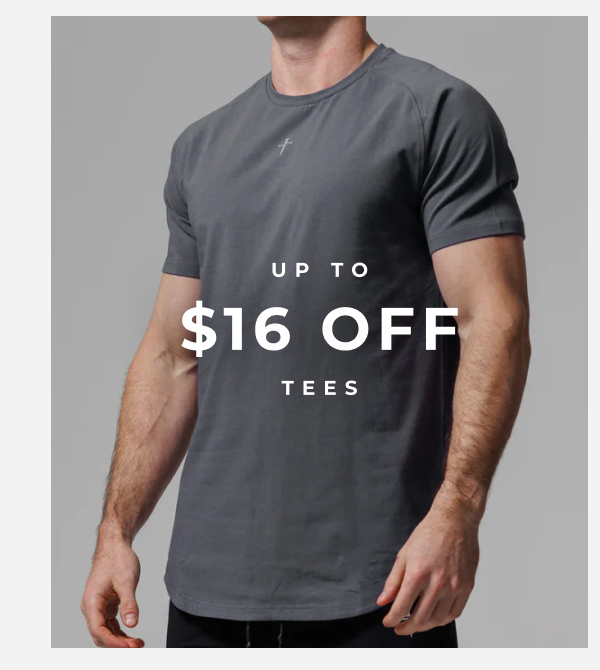 up to $16 off tees