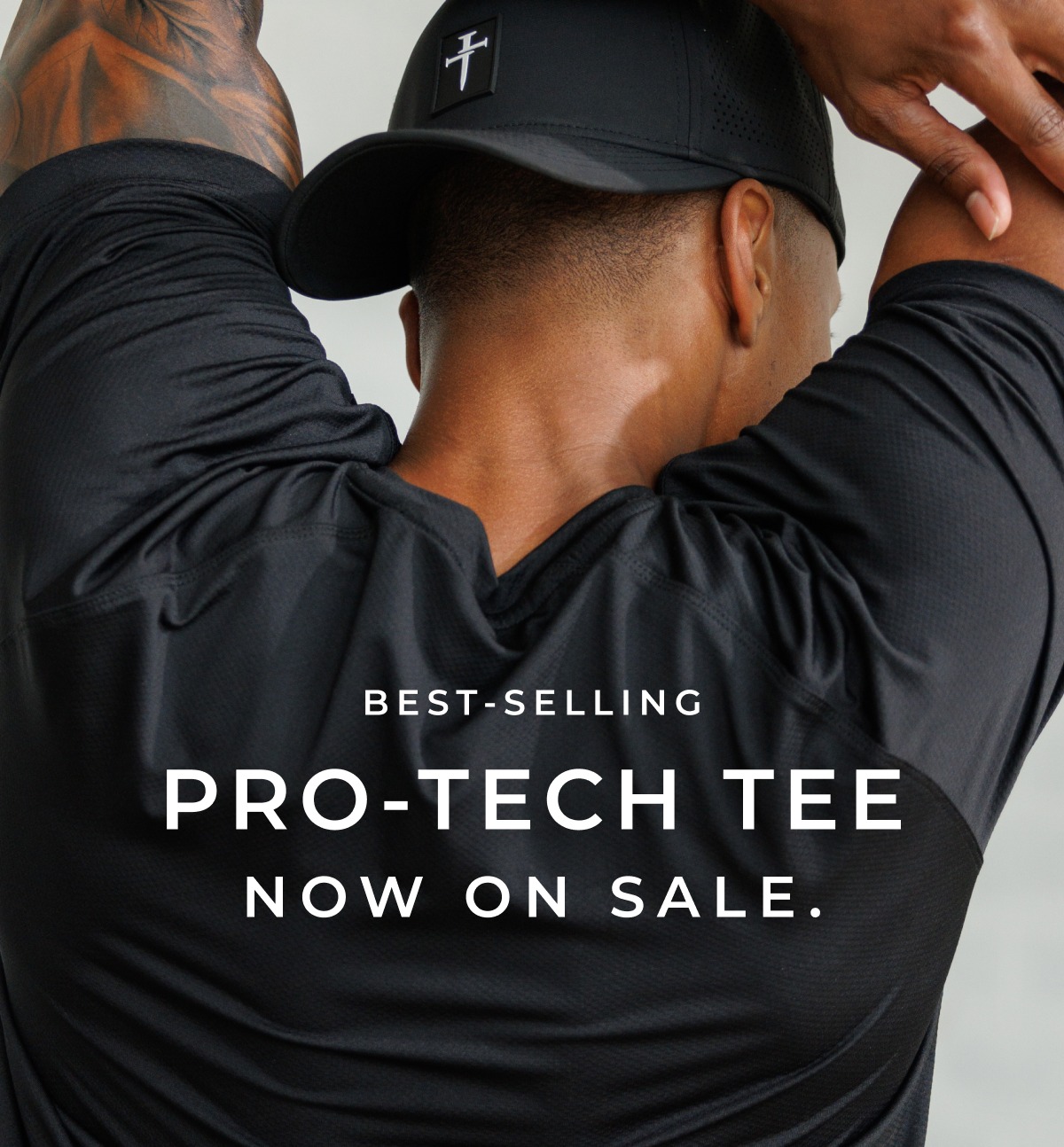 best-selling pro-tech tee. now on sale