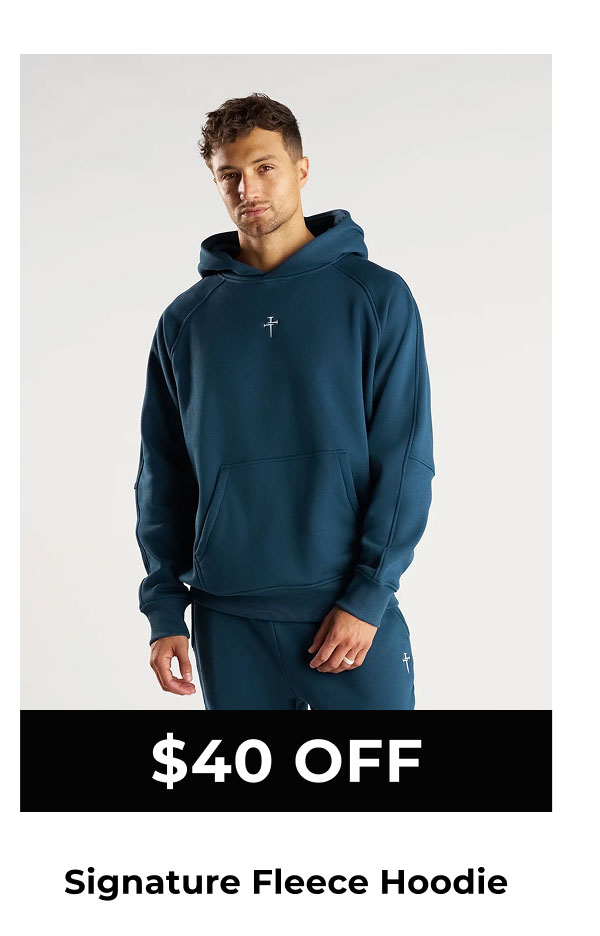 $40 Off | Signature Fleece Hoodie