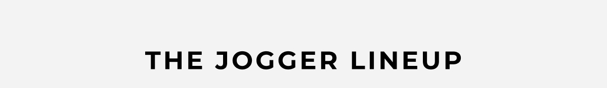 the jogger lineup