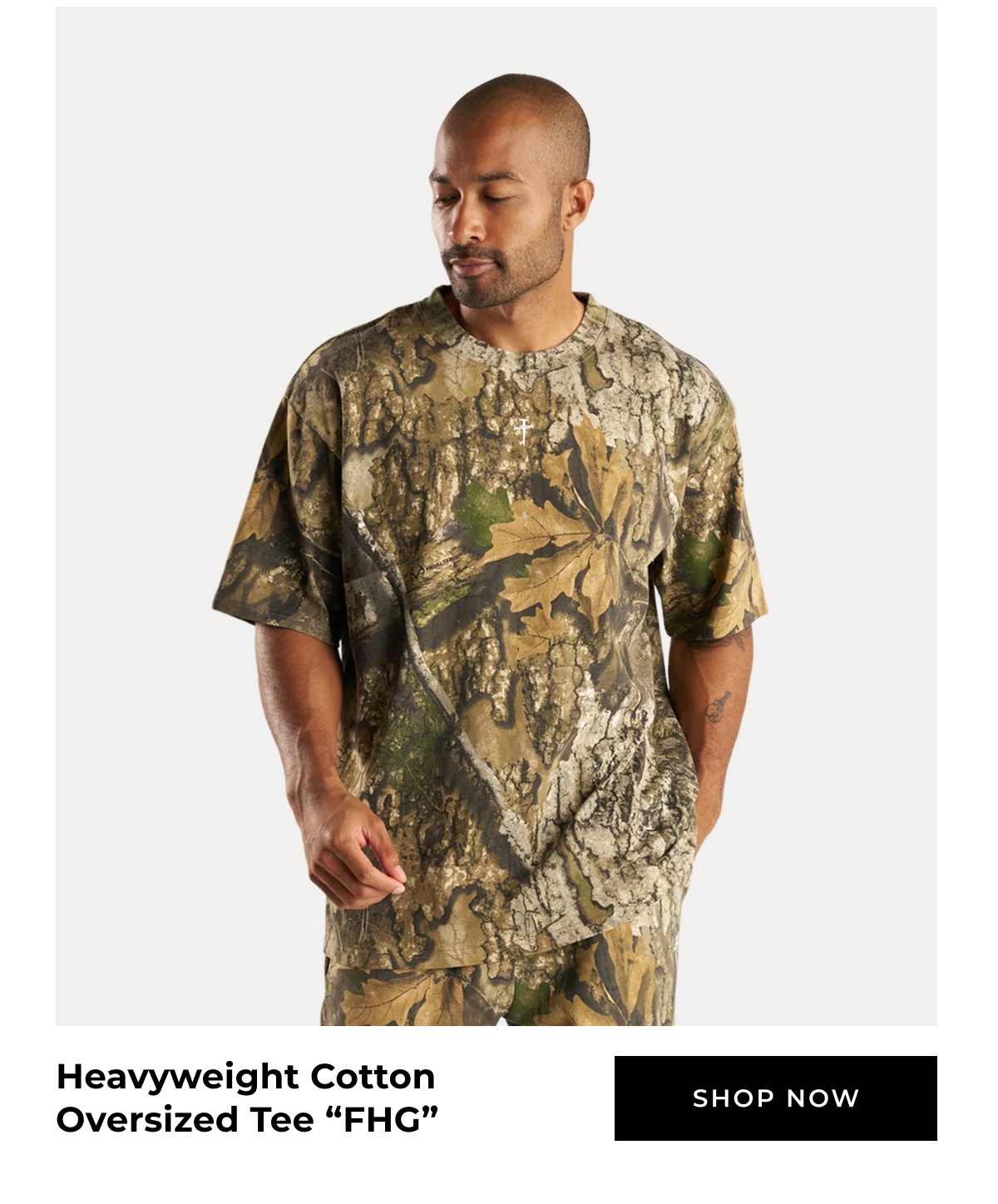 Heavyweight Cotton Oversized Tee "FHG"