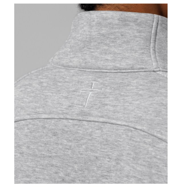 Nova Full Zip Heather Grey