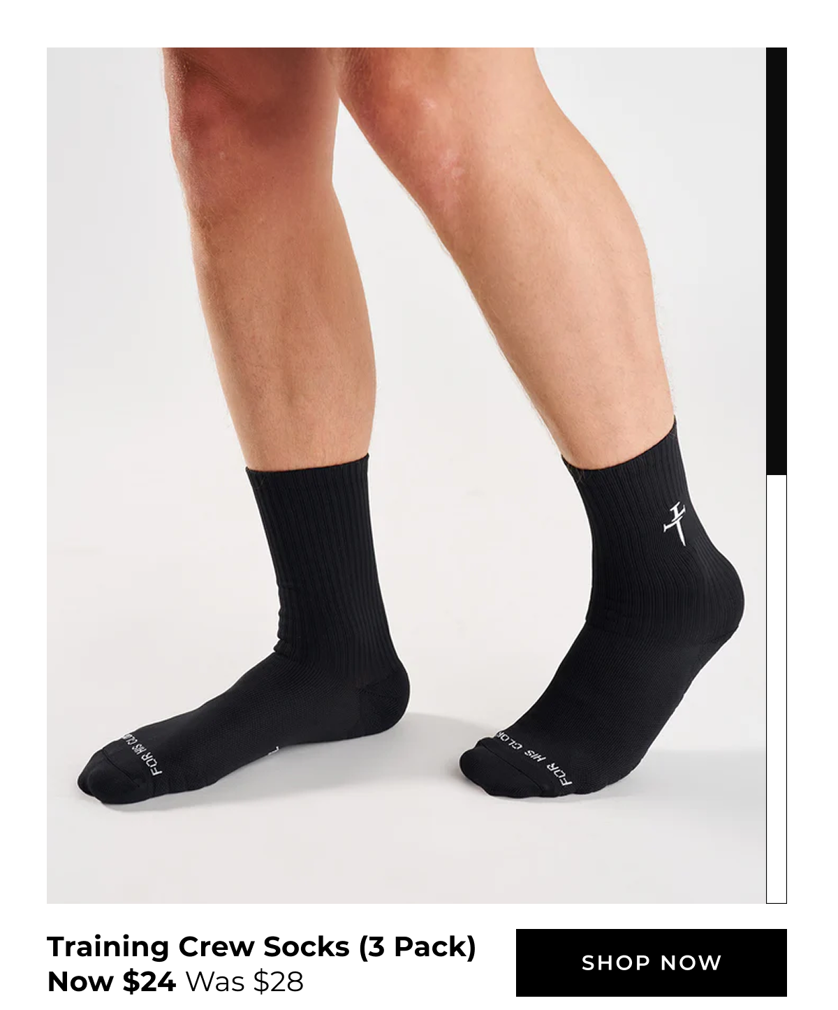 Training Crew Socks (3 Pack) Now $24 Was $28