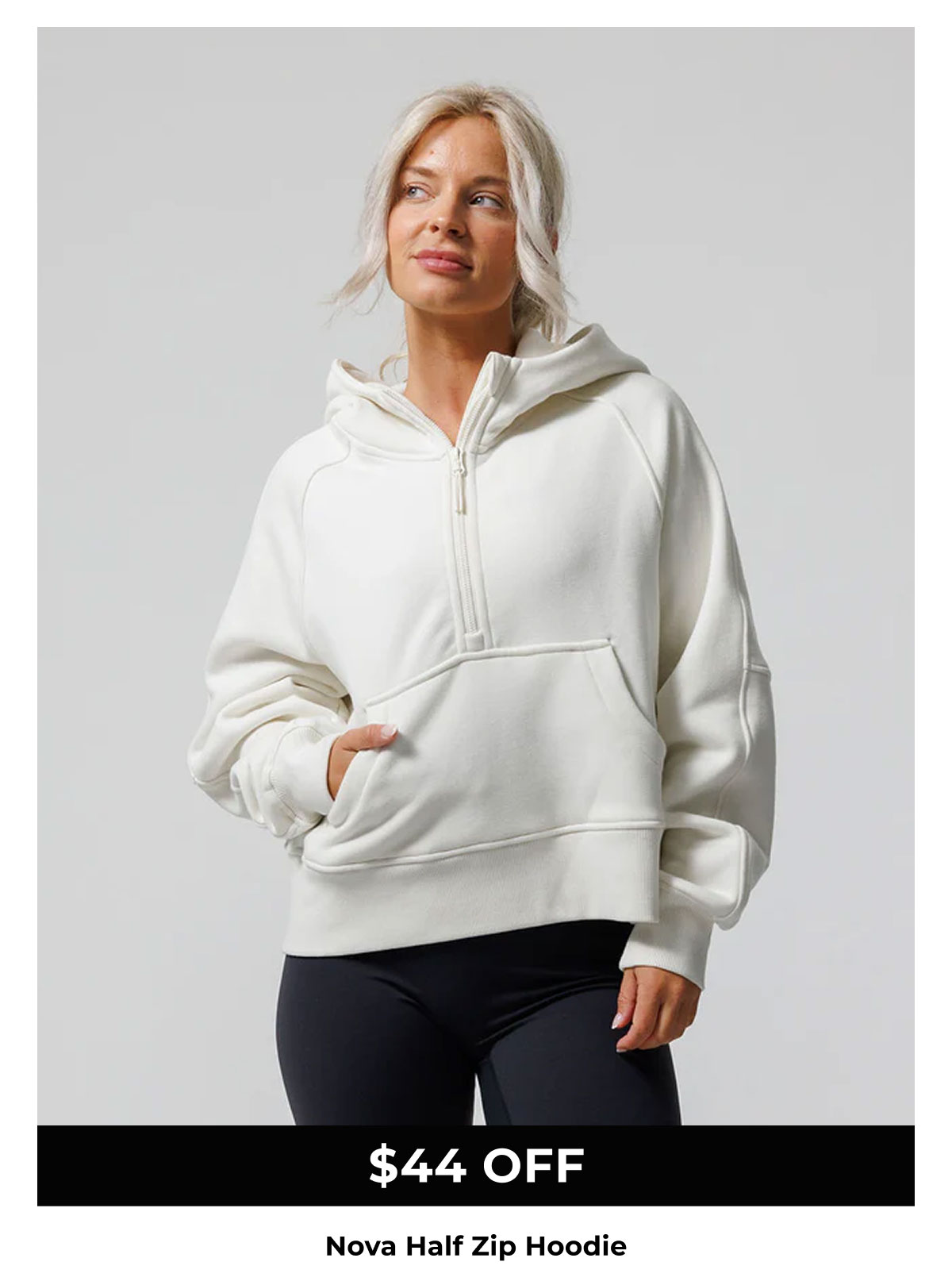 $44 Off | Nova Half Zip Hoodie | Shop Now