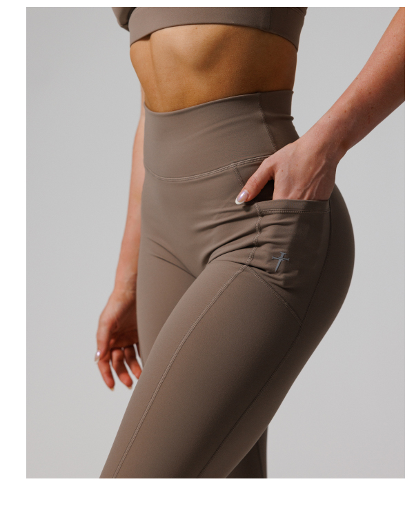 deep taupe nova pocket leggings