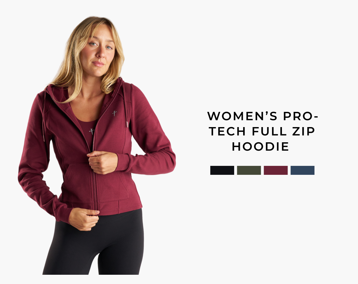 women's pro tech full zip hoodie