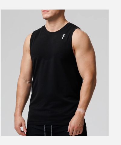 seamless tank black