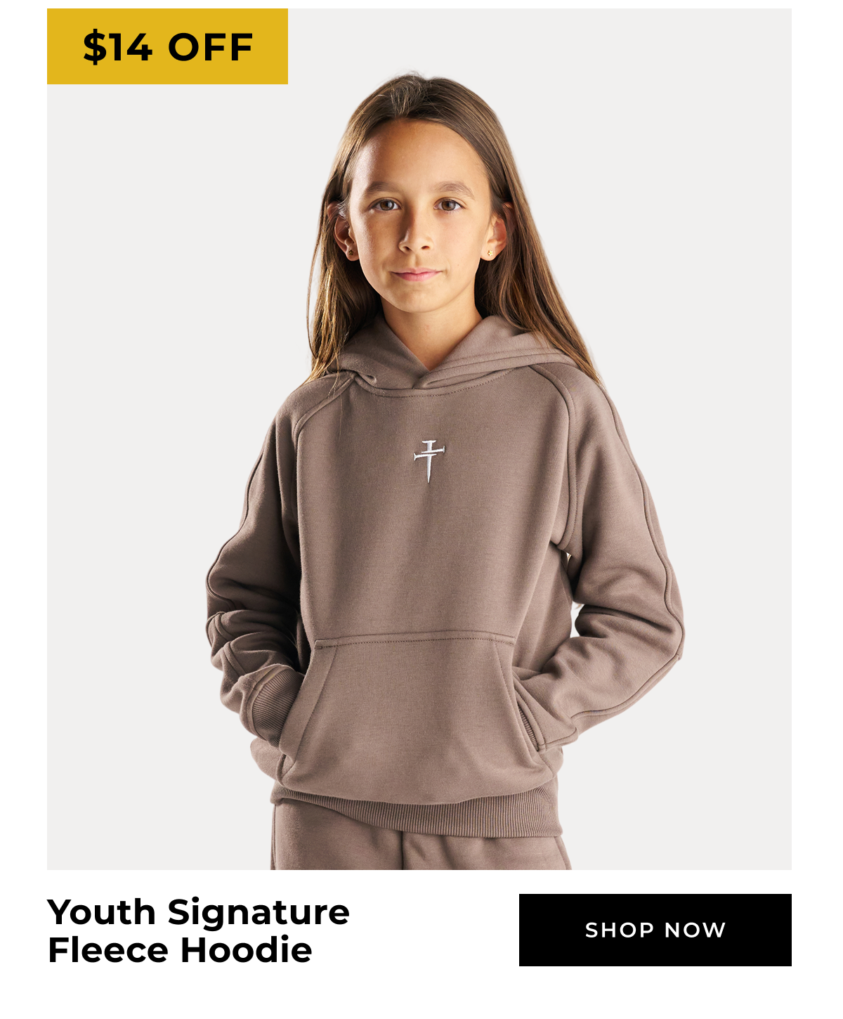 $14 OFF Youth Signature Fleece Hoodie