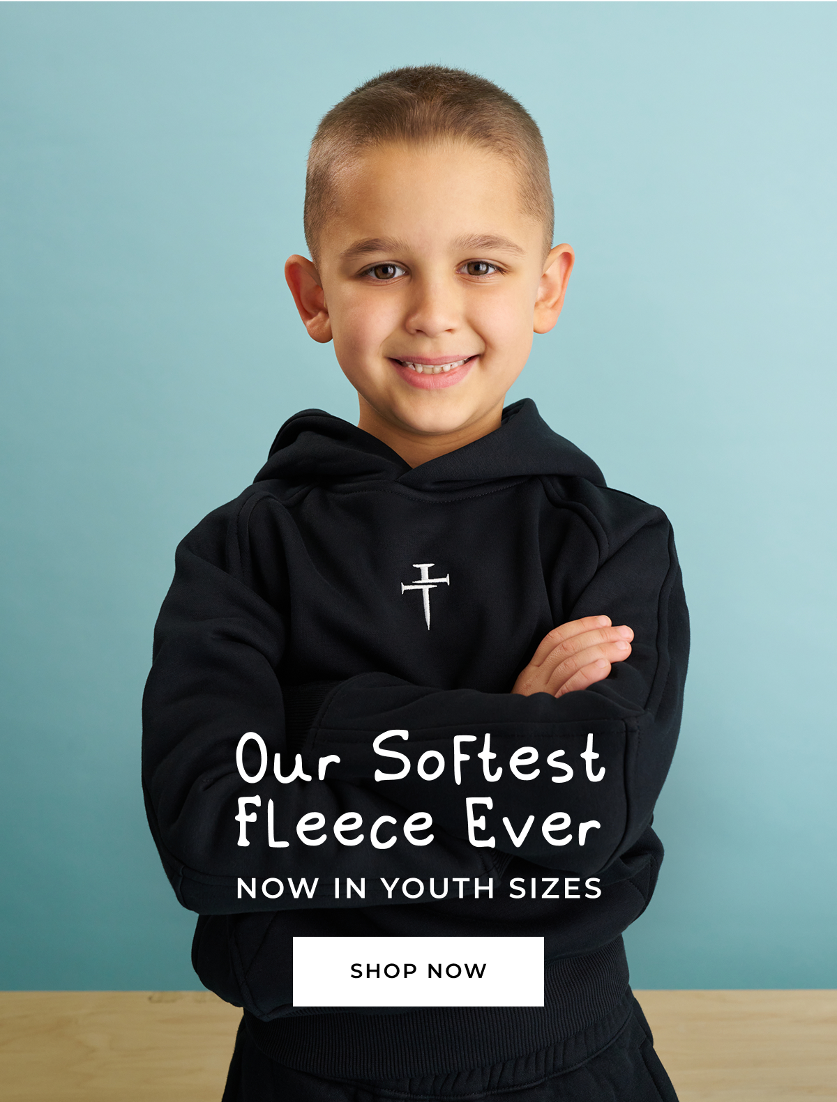 Our softest fleece ever. Now in youth sizes