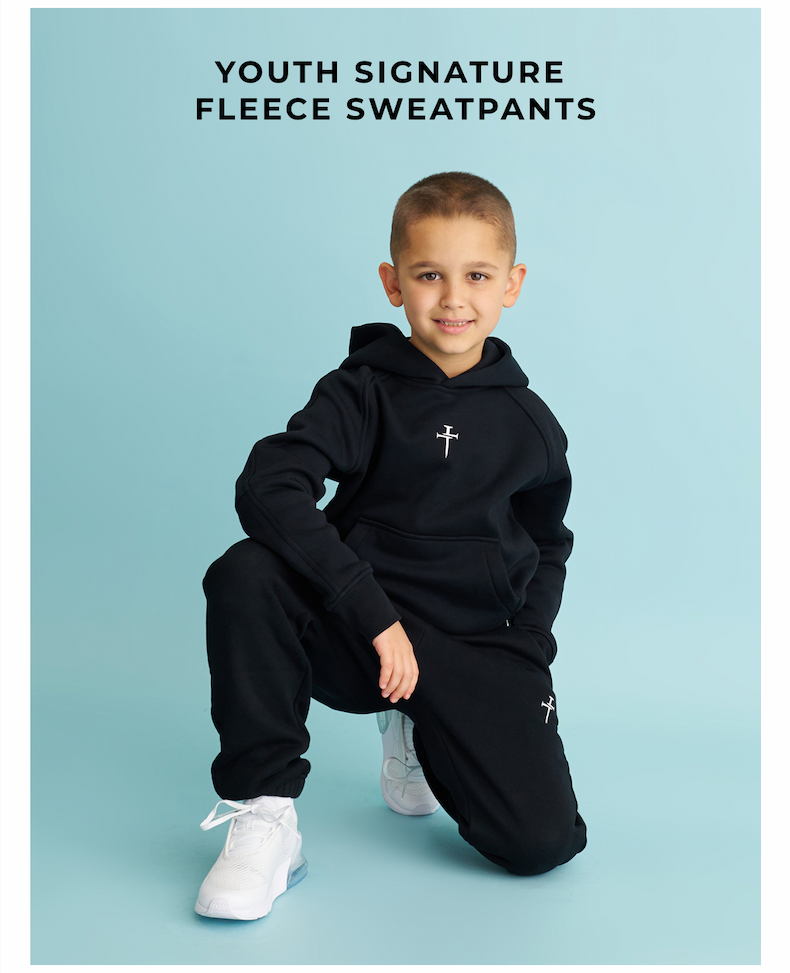 youth signature fleece sweatpants