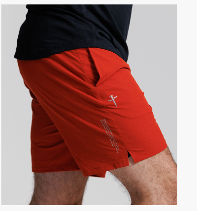 Stride-Tech Perforated Liner Short - Red Rock