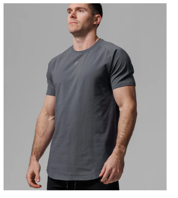 pro-tech tee - space grey [cross]